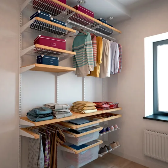 Сетчатые гардеробные системы