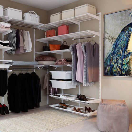 гардеробная угловая