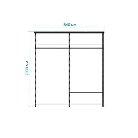 Гардеробная №11 - цвет Серый 4 Гардеробные комнаты на заказ - изготовление и продажа гардеробных, шкафов, дверей гардеробные,гардеробная,гардеробная система,гардеробная комната,гардеробная на заказ,гардеробная купить,двери в гардеробную