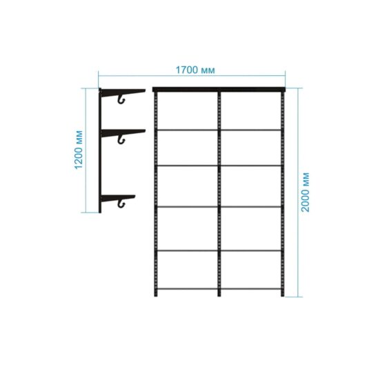 Гардеробная №15 - цвет Серый: Угловая гардеробная №15, серая, для прихожей - идеальное решение для организации хранения. Высота 2000, ширина 1840, глубина 450. Изготовлена из окрашенной стали. Вместительность - 200 посещений. В комплекте имеются декоративные заглушки кронштейнов, штанги, полки и крючки. Простой монтаж. Подходит для гардеробных и прихожих 6 Гардеробные комнаты на заказ - изготовление и продажа гардеробных, шкафов, дверей гардеробные,гардеробная,гардеробная система,гардеробная комната,гардеробная на заказ,гардеробная купить,двери в гардеробную