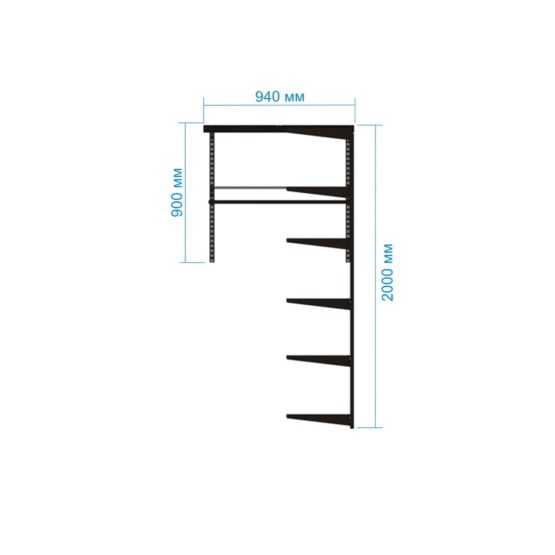 Гардеробная №17 - цвет Серый 4 Гардеробные комнаты на заказ - изготовление и продажа гардеробных, шкафов, дверей гардеробные,гардеробная,гардеробная система,гардеробная комната,гардеробная на заказ,гардеробная купить,двери в гардеробную