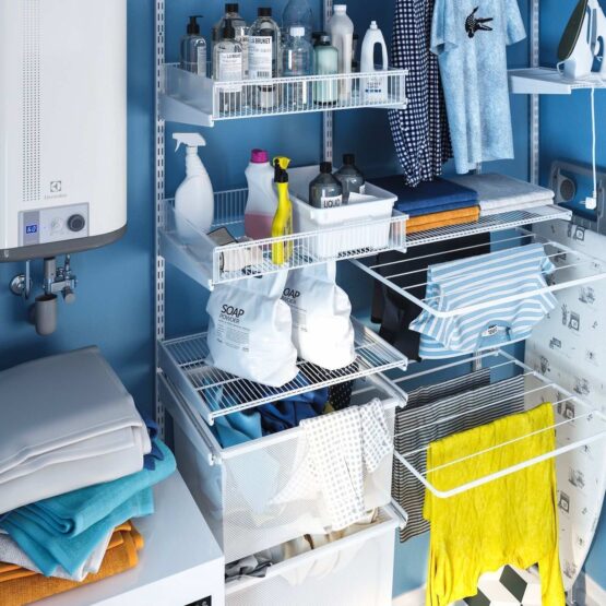 Гардеробная система ARISTO это лучшая функциональная постирочная комната 6 Гардеробные комнаты на заказ - изготовление и продажа гардеробных, шкафов, дверей гардеробные,гардеробная,гардеробная система,гардеробная комната,гардеробная на заказ,гардеробная купить,двери в гардеробную