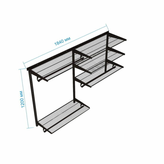Гардеробная №5 - цвет Белый: стильное и функциональное решение для вашей гардеробной или прихожей 3 Гардеробные комнаты на заказ - изготовление и продажа гардеробных, шкафов, дверей гардеробные,гардеробная,гардеробная система,гардеробная комната,гардеробная на заказ,гардеробная купить,двери в гардеробную