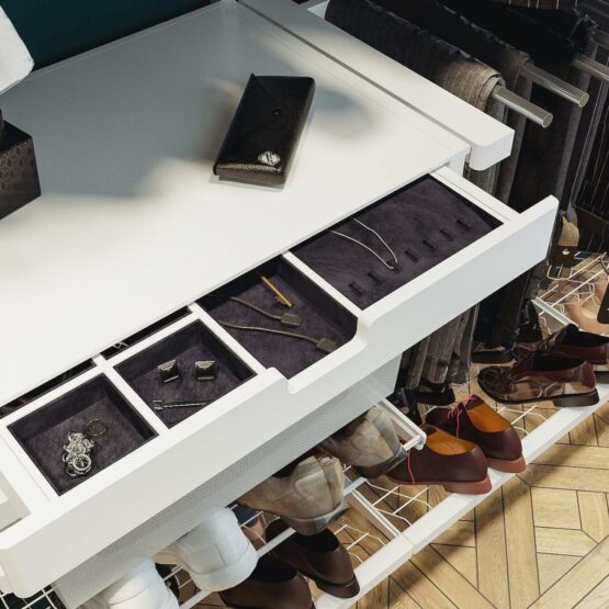 Семейная гардеробная ARISTO: идеальное хранение для всей семьи 8 Гардеробные комнаты на заказ - изготовление и продажа гардеробных, шкафов, дверей гардеробные,гардеробная,гардеробная система,гардеробная комната,гардеробная на заказ,гардеробная купить,двери в гардеробную