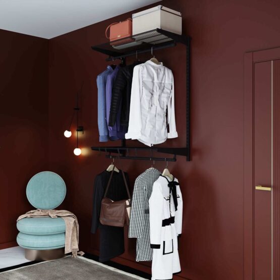 Комплект для маленькой прихожей 4 Гардеробные комнаты на заказ - изготовление и продажа гардеробных, шкафов, дверей гардеробные,гардеробная,гардеробная система,гардеробная комната,гардеробная на заказ,гардеробная купить,двери в гардеробную