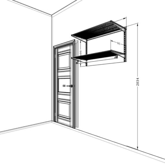 Полка в прихожую 5 Гардеробные комнаты на заказ - изготовление и продажа гардеробных, шкафов, дверей гардеробные,гардеробная,гардеробная система,гардеробная комната,гардеробная на заказ,гардеробная купить,двери в гардеробную