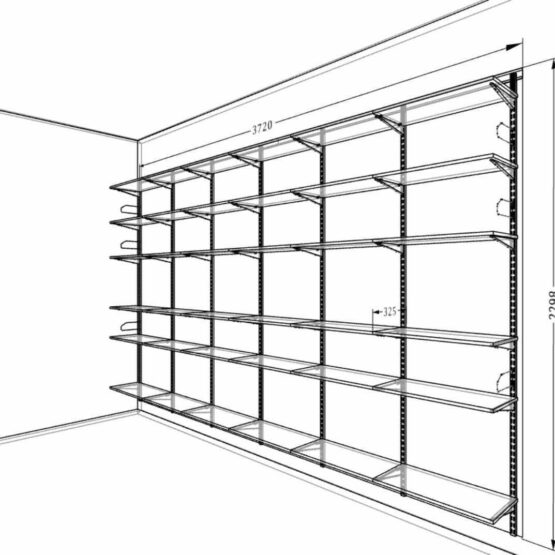 Стеллаж для книг и аппаратуры 4 Гардеробные комнаты на заказ - изготовление и продажа гардеробных, шкафов, дверей гардеробные,гардеробная,гардеробная система,гардеробная комната,гардеробная на заказ,гардеробная купить,двери в гардеробную