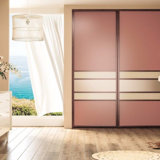 Шкаф-купе «Античная медь» 1 Гардеробные комнаты на заказ - изготовление и продажа гардеробных, шкафов, дверей шкаф-купе