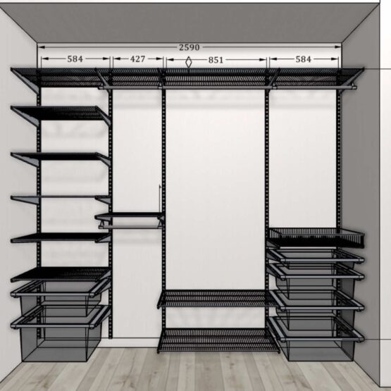 Шкаф-купе для спальни «Ванильный кашемир» - идеальное решение для вашей спальни. С его помощью вы сможете организовать пространство и хранить вещи с комфортом. Шкаф-купе имеет размеры 260x65x240 см, что позволяет вместить все необходимые вещи. Двери-купе с профилем «С» цвета «Ванильный кашемир» придают шкафу элегантный и стильный вид. Тактильное покрытие Soft touch добавляет изделию изысканности. Внутри шкафа есть полки и выдвижные ящики, которые помогут вам организовать пространство по своему усмотрению. Шкаф-купе выполнен из высококачественного материала и имеет длительный срок службы. Вы сможете выбрать материал и цвет изделия по своему вкусу и предпочтению. Этот шкаф идеально подойдет для спальни, гостиной или прихожей 6 Гардеробные комнаты на заказ - изготовление и продажа гардеробных, шкафов, дверей шкафы-купе-на-заказ