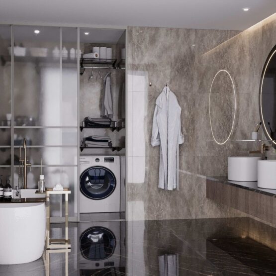 Шкаф-купе в санузел