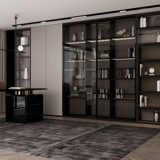 Шкаф-купе в кабинет