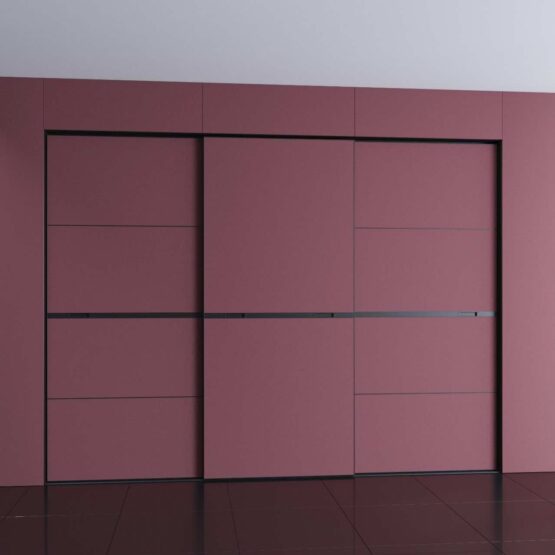 Шкаф-купе NOVA в цвете «Марсала» - модель 227: стильный и практичный шкаф для гостиной, прихожей и спальни. Размеры 210x65x240 см. Фасады с невидимым профилем и видимой частью 5 мм, выполненные в цвете «Марсала», добавят лаконичности и современности любому интерьеру. Выберите гардеробную систему ARISTO в черном цвете или ЛДСП в бордовом для наполнения шкафа. Изготовлен с превосходной точностью, каждый шаг изготовления составляет всего 1 мм. Создан индивидуально под ваш проект и особенности помещения. Предлагаем два варианта внутреннего наполнения: гардеробную систему ARISTO или ЛДСП. Шкаф-купе NOVA - идеальное решение для вашего пространства 1 Гардеробные комнаты на заказ - изготовление и продажа гардеробных, шкафов, дверей Шкаф-купе