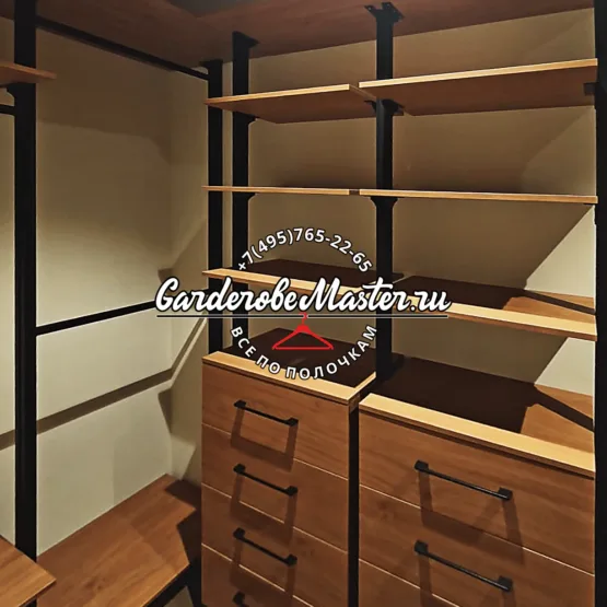 Гардеробная система  - Постирочная 5 Гардеробные комнаты на заказ - изготовление и продажа гардеробных, шкафов, дверей Гардеробная система  VITRA - Постирочная