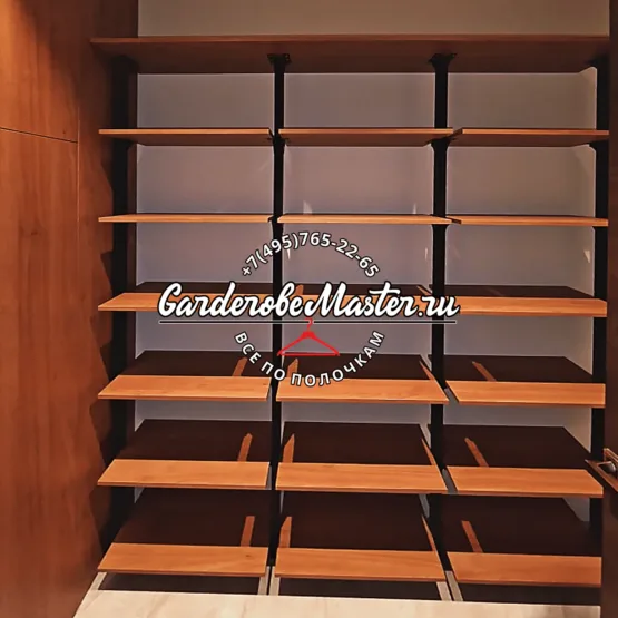 Гардеробная система  - Постирочная 4 Гардеробные комнаты на заказ - изготовление и продажа гардеробных, шкафов, дверей Гардеробная система  VITRA - Постирочная