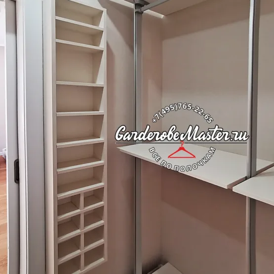 Гардеробная система SLIM EUREKA 7 Гардеробные комнаты на заказ - изготовление и продажа гардеробных, шкафов, дверей гардеробная,гардеробная система,гардеробная комната,шкаф гардеробная,гардеробная на заказ,гардеробная купить,двери в гардеробную,гардеробные москва
