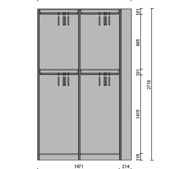 Гардеробная система  - Постирочная 7 Гардеробные комнаты на заказ - изготовление и продажа гардеробных, шкафов, дверей Гардеробная система  VITRA - Постирочная