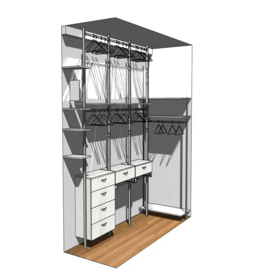 Гардеробная система Стилос 7 Гардеробные комнаты на заказ - изготовление и продажа гардеробных, шкафов, дверей индивидуальные гардеробные системы, на заказ шкафы для одежды, персонализированные гардеробные, мебель на заказ, гардеробные комнаты на заказ, угловые шкафы на заказ, шкафы на заказ для спальни, дизайн гардеробных на заказ, гардеробная система стилос