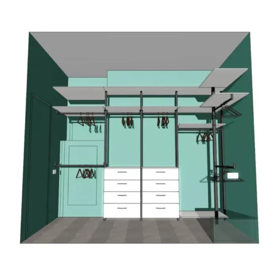 Гардеробная система Stilos Black