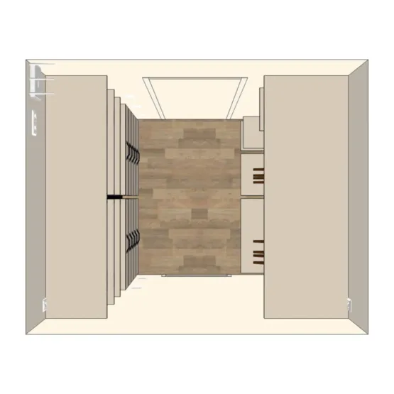 Гардеробная система STILOS ВLACK 6 Гардеробные комнаты на заказ - изготовление и продажа гардеробных, шкафов, дверей Гардеробная система