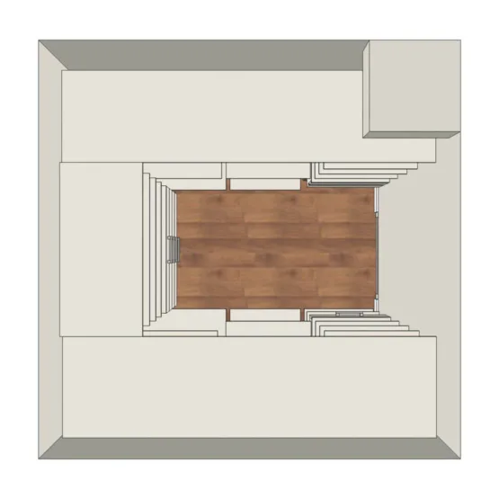 Гардеробная система для Мастер Гардеробной VITRA Alum 7 Гардеробные комнаты на заказ - изготовление и продажа гардеробных, шкафов, дверей гардеробная система