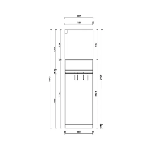 Гардеробная система Стилос 11 Гардеробные комнаты на заказ - изготовление и продажа гардеробных, шкафов, дверей гардеробная система стилос
