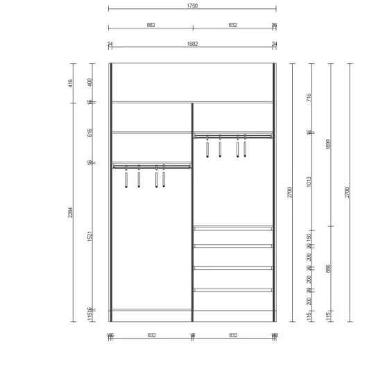 гардероб slim, модная система, удобная организация, пространство и стиль