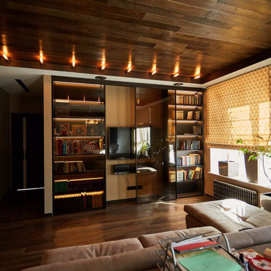 Раздвижная перегородка в нишу