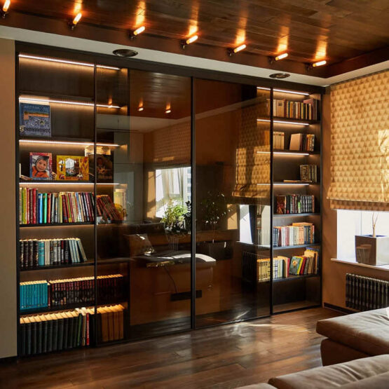 Раздвижная перегородка в нишу