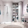 Складные двери для ванной: практичность и стиль.