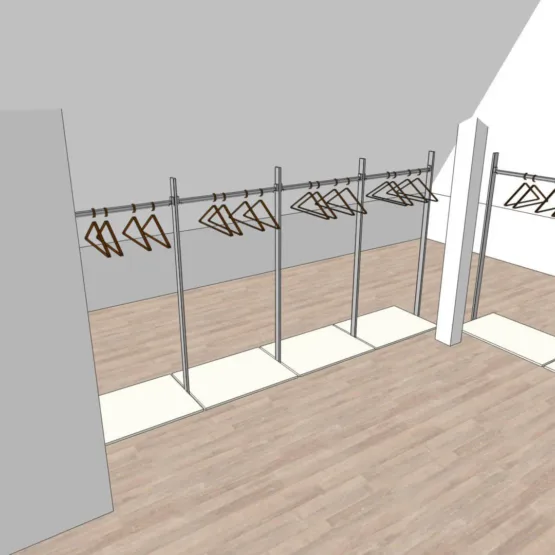 гардеробная на мансарде 2