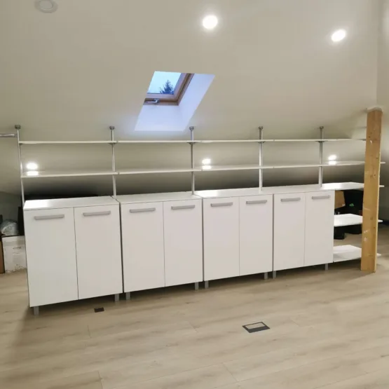 гардеробная на мансарде 8