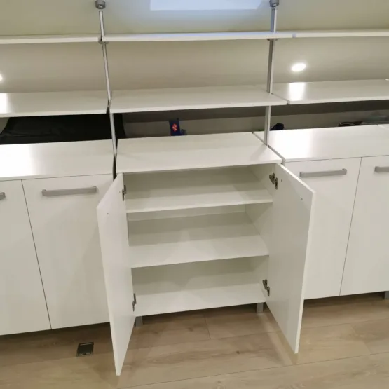 гардеробная на мансарде 9