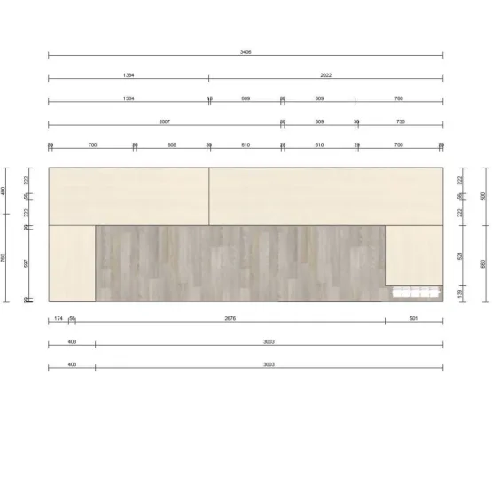 гардеробная система Stilos Alum 6