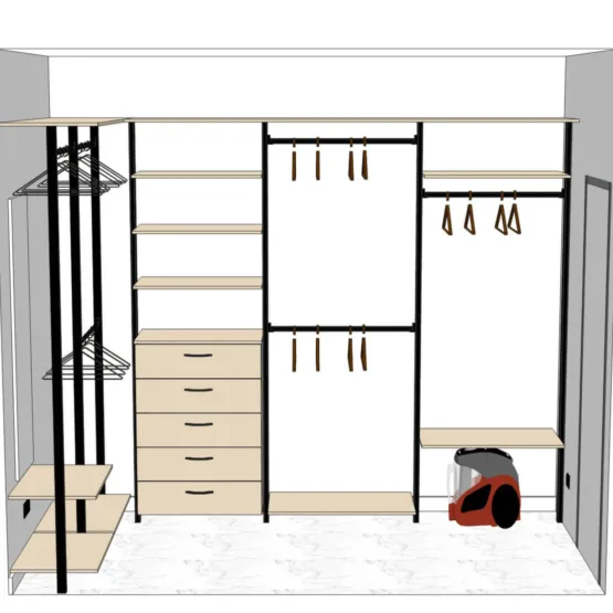 гардеробная система Vitra Black