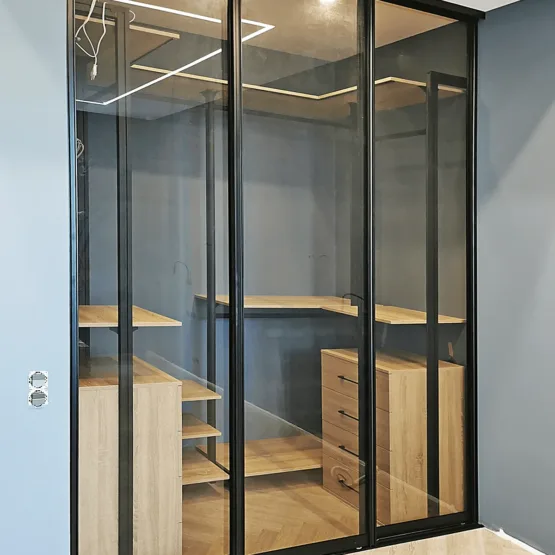 гардеробная архангельское, гардеробная система хранения Vitra Black 17