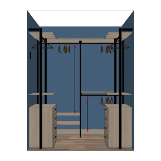 гардеробная система хранения Vitra Black 22