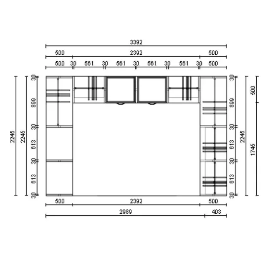 Гардеробная система VITRA Black 12 Гардеробные комнаты на заказ - изготовление и продажа гардеробных, шкафов, дверей гардеробная системаile5 Georgii 3ya Horoschovskaya Gard 5