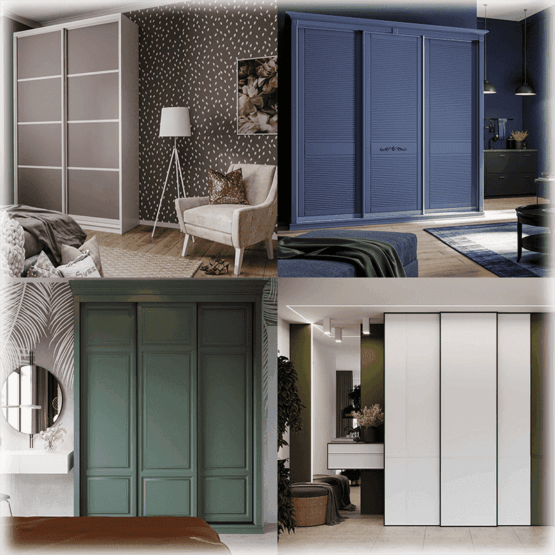 гардеробные шкаф купе