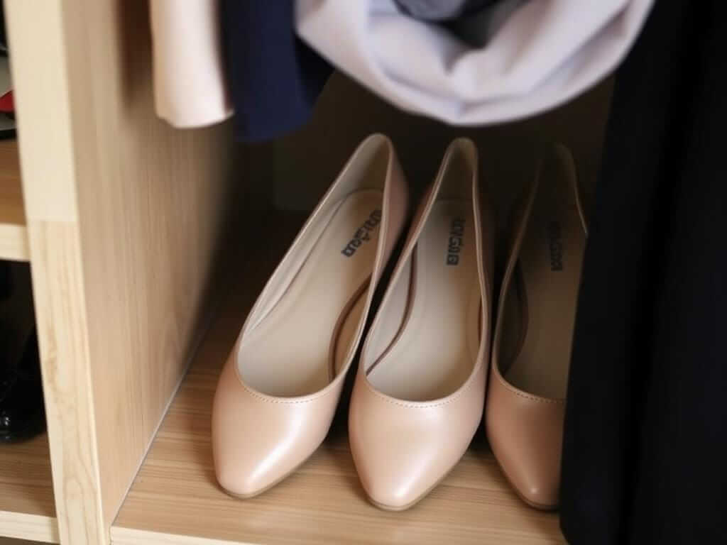 Балетки в гардеробной