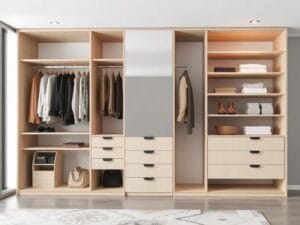 Органичность в минимализме: гардеробная система