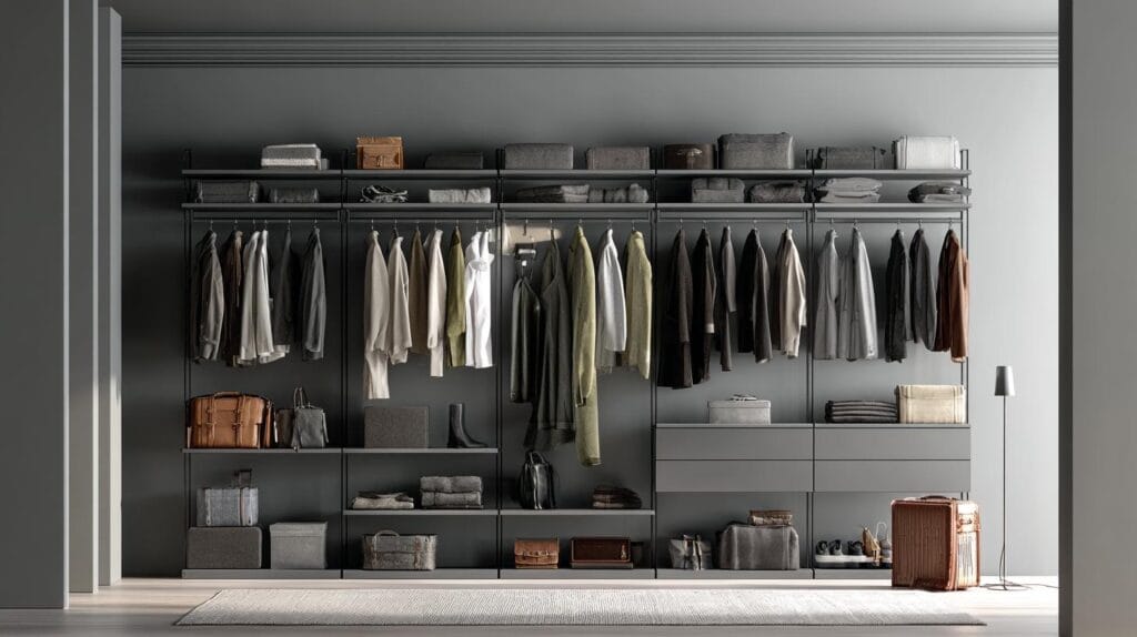 Полезные детали от тех, кто знает мебель изнутри Органичность в минимализме: гардеробная система