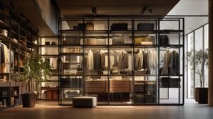 Открытая гардеробная система