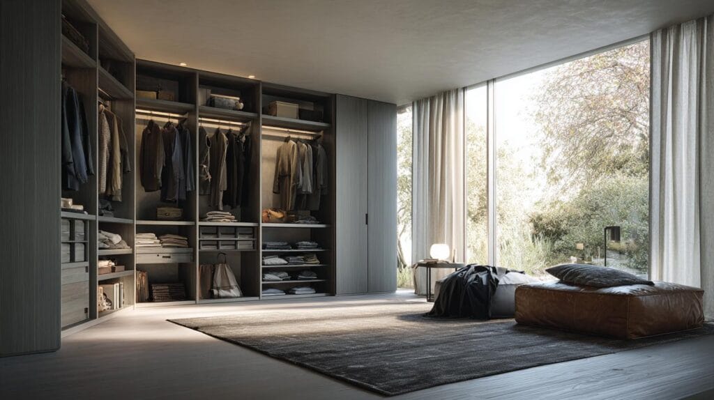 Практичность открытых гардеробных систем - Быстрее и Удобнее собираться. Так открытая гардеробная система меняет утро и пространство 12 Гардеробные комнаты на заказ - изготовление и продажа гардеробных, шкафов, дверей Открытые гардеробные системы