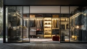 Модульные открытые гардеробные системы от GARDEROBEMASTER (Rimadesio Zenit стиль)