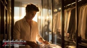 открытая гардеробная система типа Римадезио Зенит