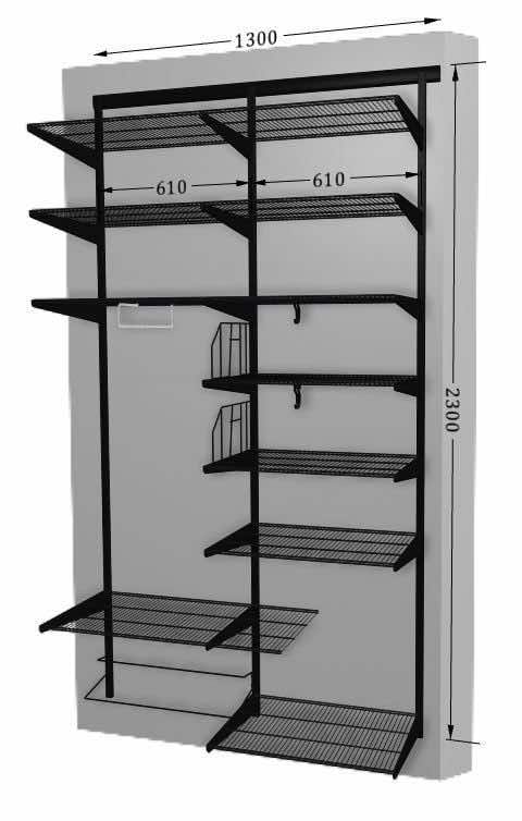 Гардеробная система GARDIE - рациональное использование пространства входной зоны