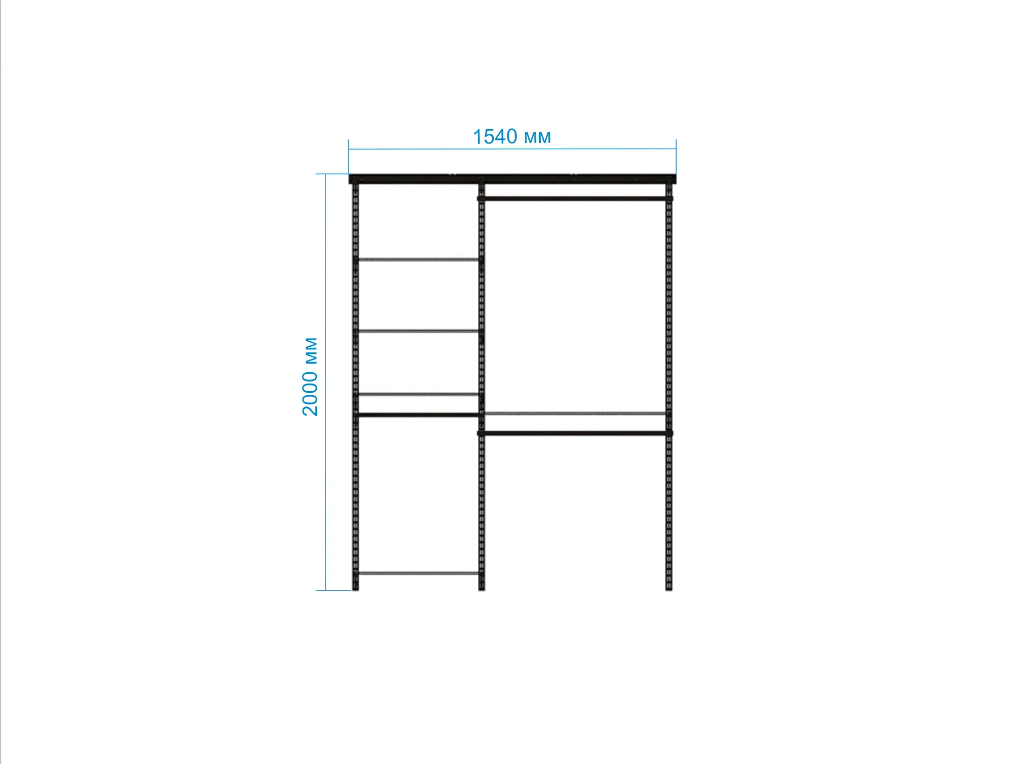 Гардеробная система Gardie для жилых пространств — стильное решение