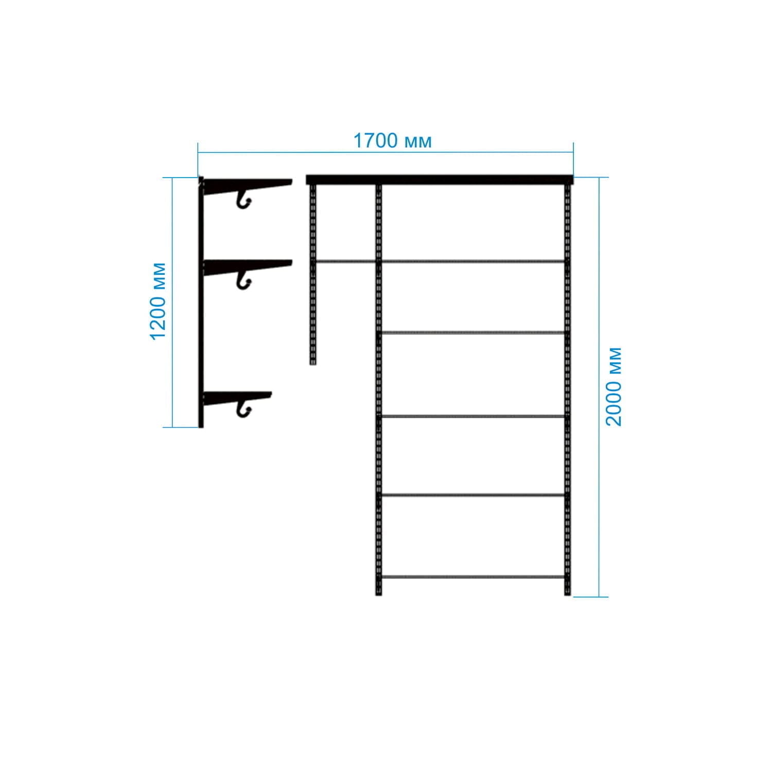Гардеробная система Gardie для компактных пространств