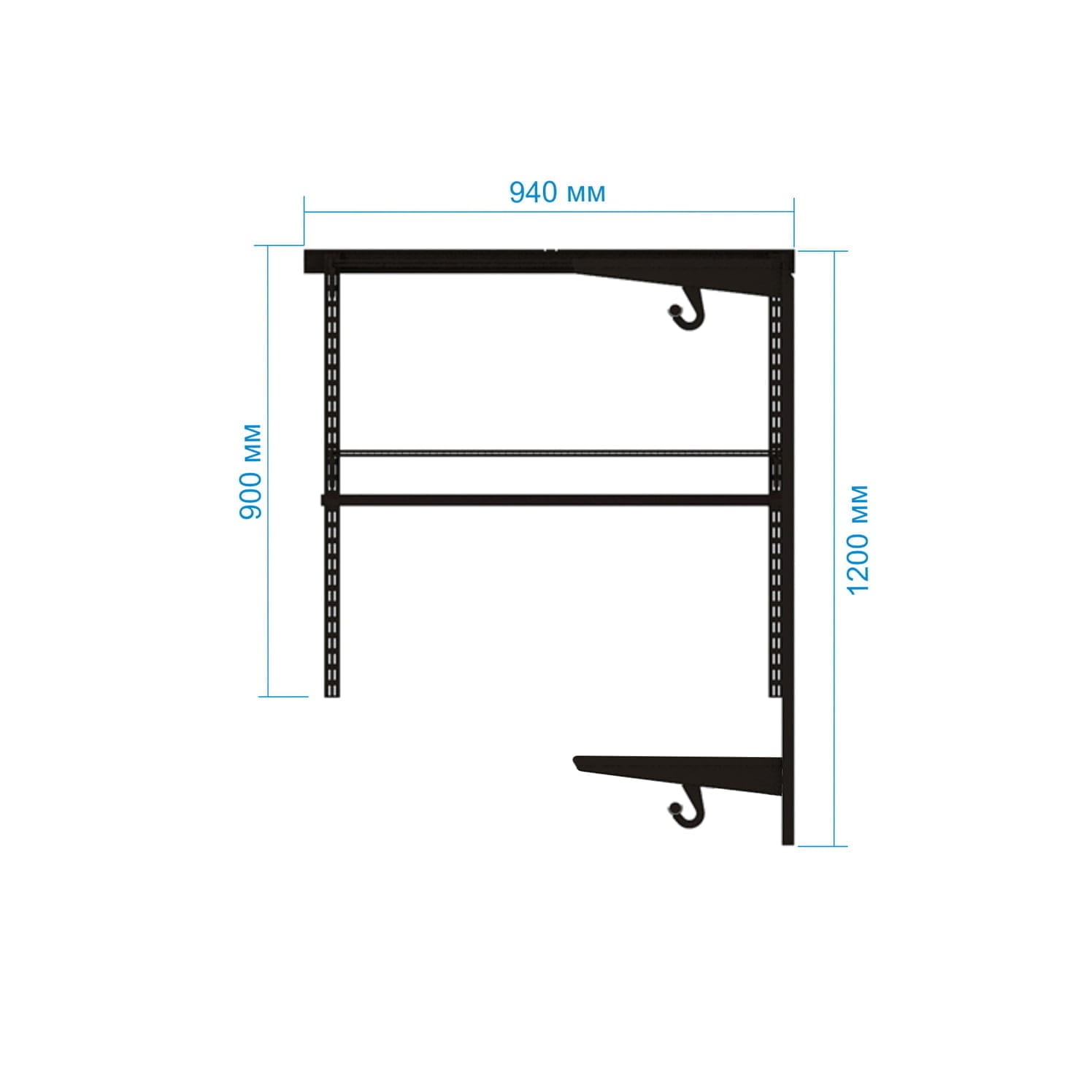 Гардеробная система Gardie угловая