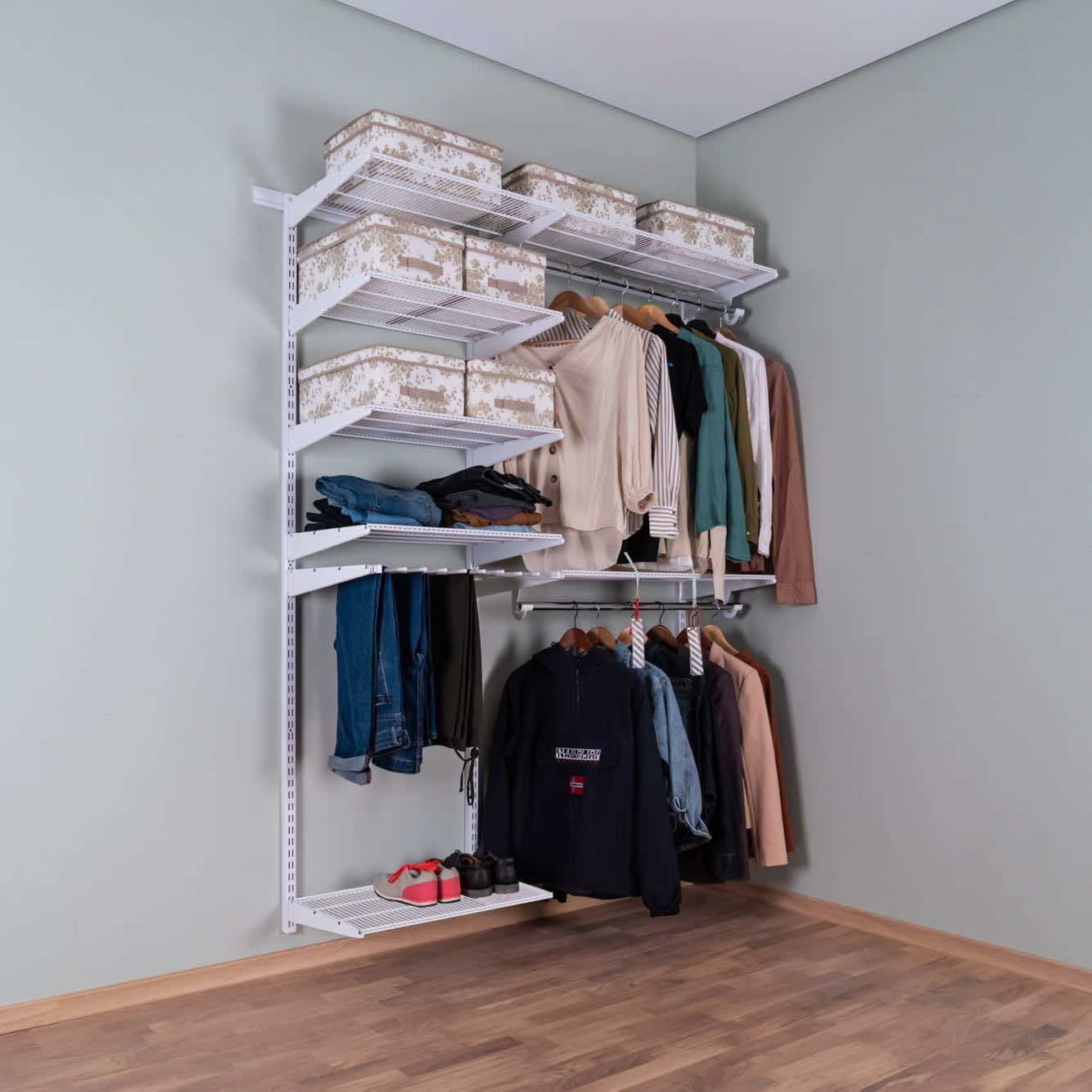 Гардеробная система Gardie для жилых пространств — стильное решение